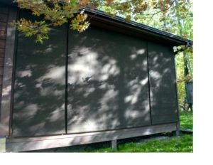 Shades for sleeping porch